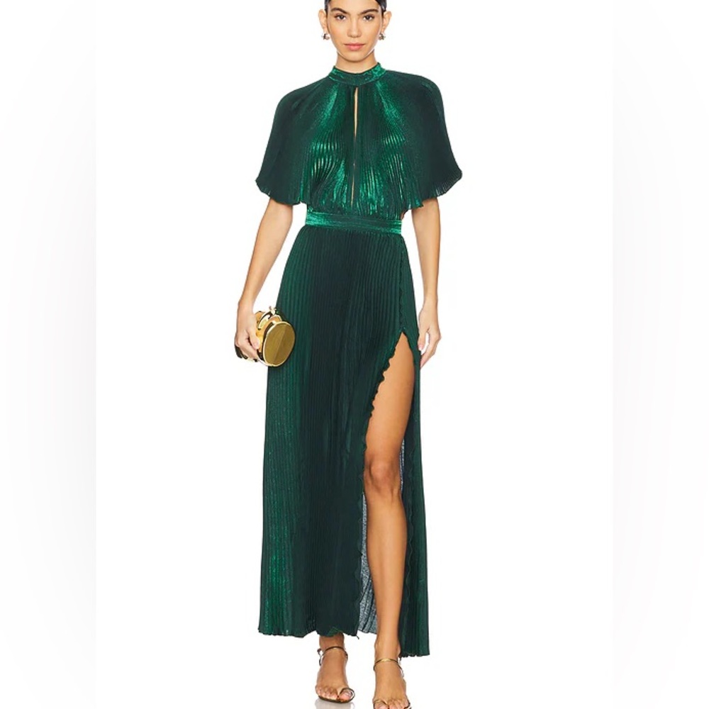 L'IDÉE Woman Green Pleated Dress
